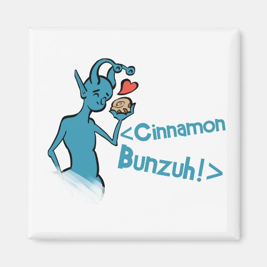 Axe Hearts Buns Square of Cirkelmagneet Magneet (Voorkant)