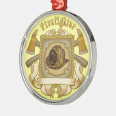 Axe Shield FireFighter ornament (Links)