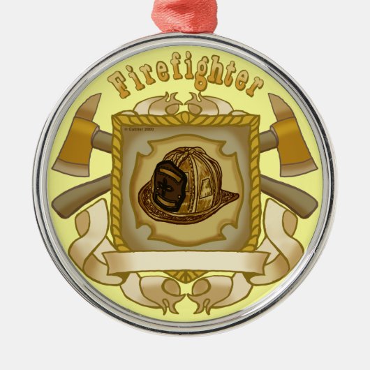 Axe Shield FireFighter ornament (Voorkant)