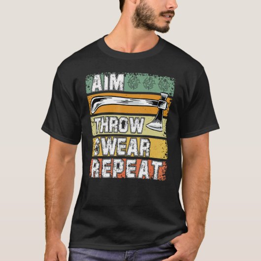 Axe Throwing Axe Thrower  Saying 3 T-shirt (Voorkant)