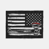 Axe Throwing Novelty For Men Women Ax Thrower Axe  Fleece Deken (Voorkant (Horizontaal))