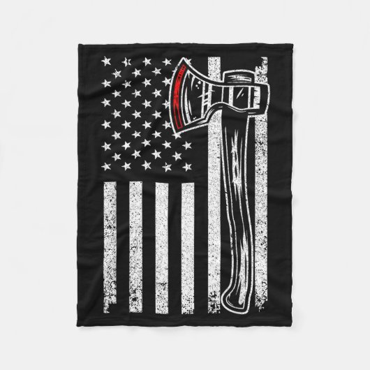 Axe Throwing Novelty For Men Women Ax Thrower Axe  Fleece Deken (Voorkant)