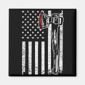 Axe Throwing Novelty For Men Women Ax Thrower Axe Magneet (Voorkant)