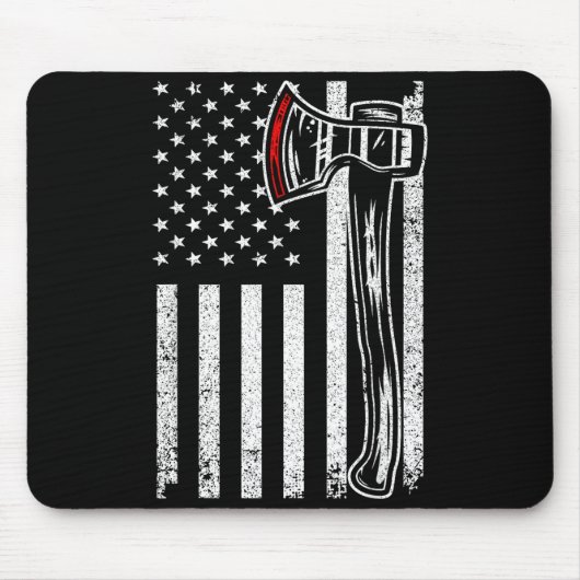 Axe Throwing Novelty For Men Women Ax Thrower Axe Muismat (Voorkant)