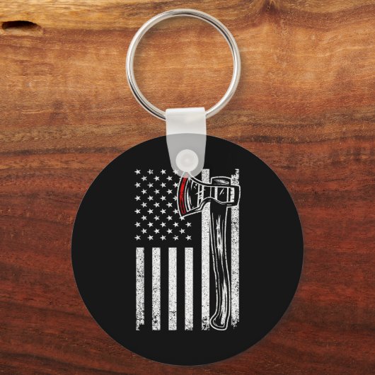 Axe Throwing Novelty For Men Women Ax Thrower Axe  Sleutelhanger (Voorkant)