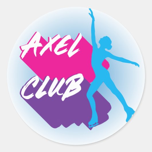 "Axel club" sticker (Voorkant)