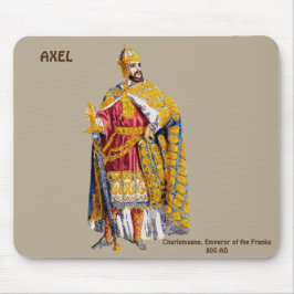 AXEL ~ Emperor Charlemagne ~ Personalized Muismat