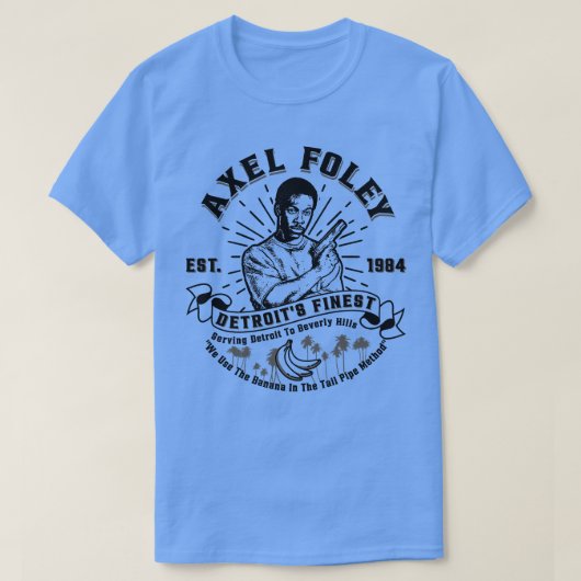 Axel Foley Detroits Finest T-shirt (Design voorkant)