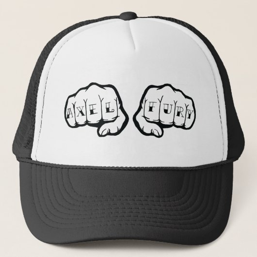 Axel Fury Fist Logo Trucker Pet (Voorkant)