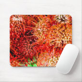 AXEL ~ Gepersonaliseerde opvallende Banksia ~ Muismat (Met muis)