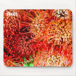 AXEL ~ Gepersonaliseerde opvallende Banksia ~ Muismat