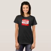 Axel is mijn naam aangepaste nikkelnaam Alias T-shirt (Voorkant volledig)