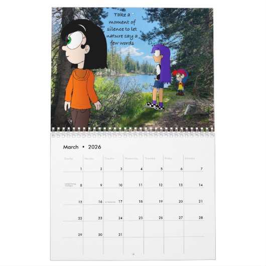 Axel Norris Vakantiedagen 2026 kalender (Mar 2026)