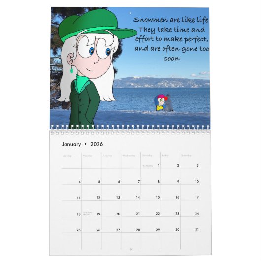 Axel Norris Vakantiedagen 2026 kalender (Jan 2026)