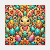 AXEL ~ Paashaas en eieren ~ Magneet (Voorkant)