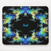 AXEL ~ Strange 3D Patroon ~ Gepersonaliseerd Muismat (Voorkant)