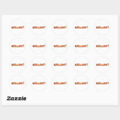 Axellent! Ronde Sticker (Vel)