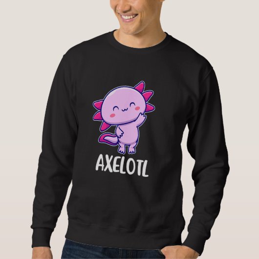Axelotl-Axolotl-oplossing voor axel of as Trui (Voorkant)