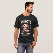 Axelotl, Schattig Mayhem Funny Axolotl Animals Cos T-shirt (Voorkant volledig)