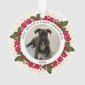 Axel's eerste kerstversiering ornament (achterkant)