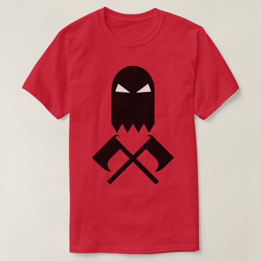 Axeman Graphic Black v T-shirt (Design voorkant)