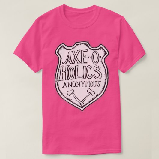 AxeOHolics Anonymous Shield Emblem T-shirt (Design voorkant)