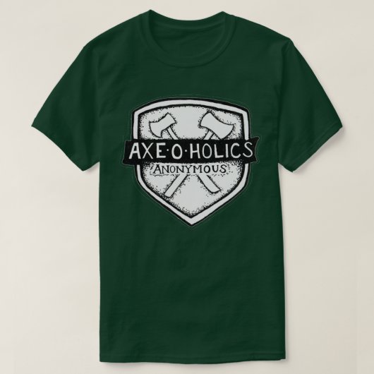 AxeOHolics Anonymous Shield Stamp Classic TShirt (Design voorkant)