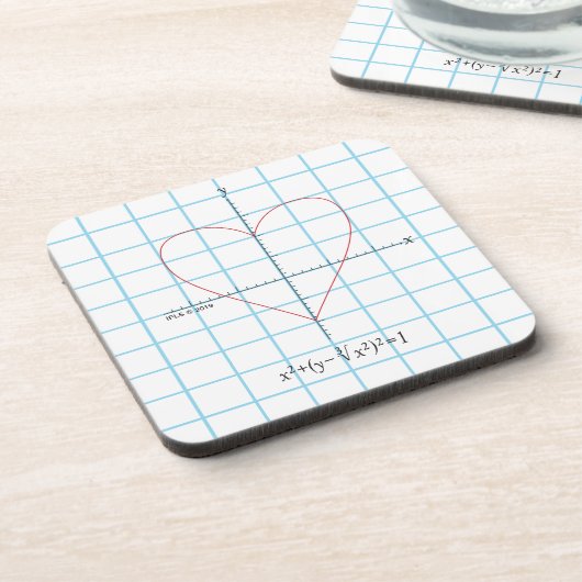 Axes hart bier onderzetter (Linkerzijde)