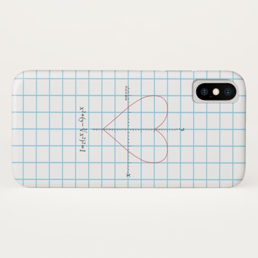 Axes hart Case-Mate iPhone case (Achterkant (horizontaal))