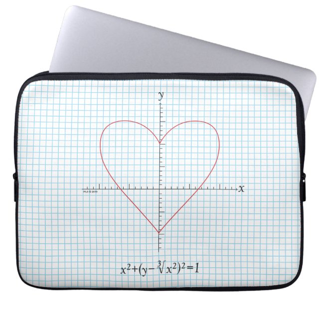Axes hart laptop sleeve (Voorkant)