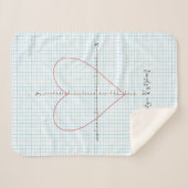 Axes hart sherpa deken (Voorkant (horizontaal))