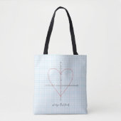 Axes hart tote bag (Voorkant)