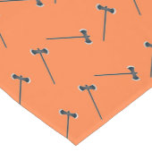 Axes on orange korte tafelloper (Hoek)