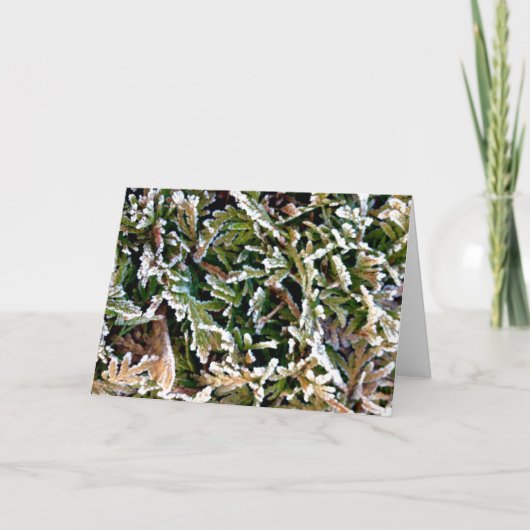 Axial Tilt Holiday Kaart (Voorkant)