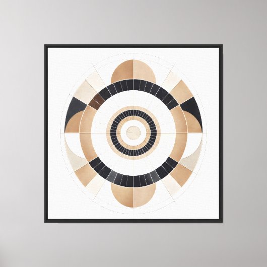 Axiale Sfeer Canvas Afdruk (Voorkant)