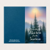 Axiale Tilt - Atheïstische Kerst Kaarten - 25pk kl (Buitenkant ongevouwen)