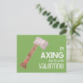 Axing u Valentijnse humor Briefkaart (Staand voorkant)