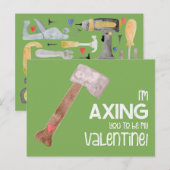 Axing u Valentijnse humor Briefkaart (Voorkant / Achterkant)