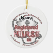 Axiom custom Registered Nurse Ornament (Voorkant)
