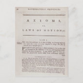 Axioma's, of bewegingswetten, van volume I Briefkaart (Voorkant)