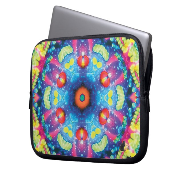 Axis Kaleidoscoop laptophoes Laptop Sleeve (Voorkant Links)