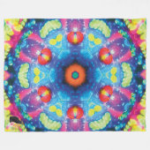 Axis Kaleidoscope Fleece Deken (Voorkant (Horizontaal))