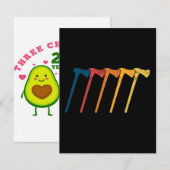 Axis throwing throwing kaart (Voorkant / Achterkant)