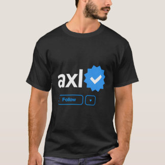 Axl Voornaam Geverifieerde account Sociale media g T-shirt