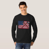 Axle Maker Patriotic Us Flag T-shirt (Voorkant volledig)