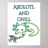 Axo en chillen poster (Voorkant)