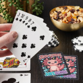Axo-Lutely Geweldige Cute Axolotl Pokerkaarten (Insitu)