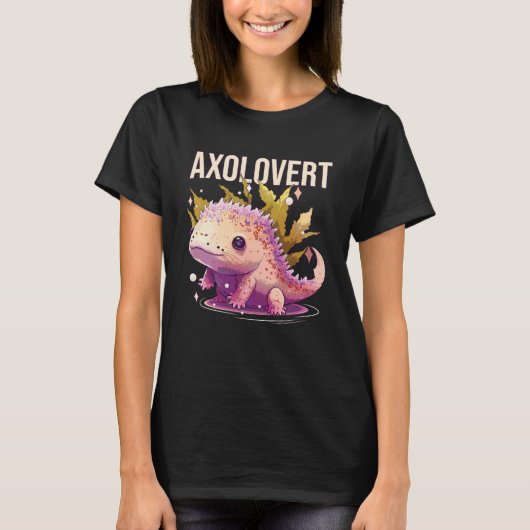Axo t Axolotl Amfibie Mexicaanse Wandelvis T-shirt (Voorkant)