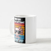 Axolot Van Fun Mok - Grappige Axolotl Meme Koffiek (Voorkant links)