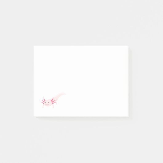 Axoloti-vectorcartoon Post-it® Notes (Voorkant)